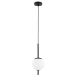 LAMPA WISZĄCA ALFA DIORA CZARNA & BIAŁA 1xE14 / 61497