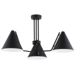 LAMPA SUFITOWA ALFA BLASK MIX CZARNA 3xE27 / 62569
