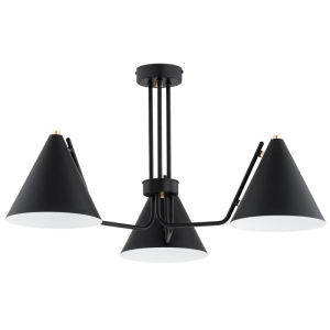 LAMPA SUFITOWA ALFA BLASK MIX CZARNA 3xE27 / 62569