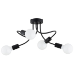 LAMPA SUFITOWA ALFA HITO MAX CZARNA 4xE27 / 63370