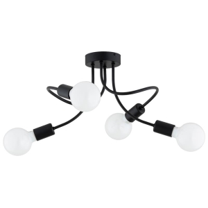 LAMPA SUFITOWA ALFA HITO MAX CZARNA 4xE27 / 63370