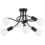 LAMPA SUFITOWA ALFA HITO CZARNA 6xE27 / 63369