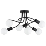 LAMPA SUFITOWA ALFA HITO MAX CZARNA 6xE27 / 63371