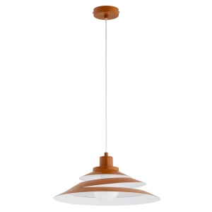 LAMPA WISZĄCA ALFA BALSA RDZAWA 1xE27 / 61491