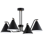 LAMPA SUFITOWA ALFA ATLAS CZARNA 4xE27 / 63364