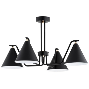 LAMPA SUFITOWA ALFA ATLAS CZARNA 4xE27 / 63364