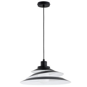 LAMPA WISZĄCA ALFA BALSA CZARNA 1xE27 / 61489