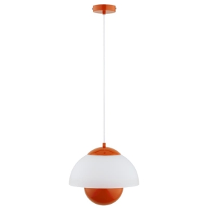 LAMPA WISZĄCA ALFA SETNA CZERWONA & BIAŁA 1xE27 / 61486