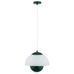 LAMPA WISZĄCA ALFA SETNA ZIELONA & BIAŁA 1xE27 / 61485