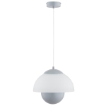 LAMPA WISZĄCA ALFA SETNA SZARA & BIAŁA 1xE27 / 61484
