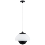 LAMPA WISZĄCA ALFA SETNA CZARNA & BIAŁA 1xE27 / 61483
