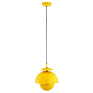 LAMPA WISZĄCA ALFA RUNO ŻÓŁTA 1xE27 / 61482