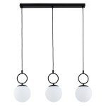 LAMPA WISZĄCA ALFA SITRO CZARNA & BIAŁA 3xE14 / 62564