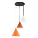 LAMPA WISZĄCA ALFA MADERA WIELOKOLOROWA 3xE27 / 62556