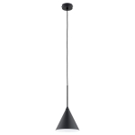 LAMPA WISZĄCA ALFA FABO CZARNA 1xE27 / 61456