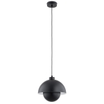 LAMPA WISZĄCA ALFA KUGER CZARNA 1xE27 /  61462