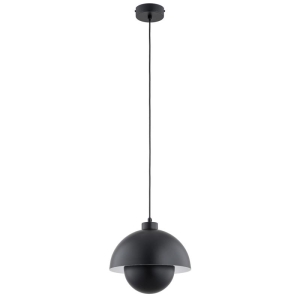 LAMPA WISZĄCA ALFA KUGER CZARNA 1xE27 /  61462
