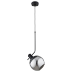 LAMPA WISZĄCA ALFA VELTO CZARNA 1xE27 /  61454