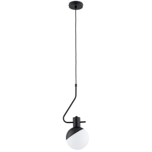 LAMPA WISZĄCA ALFA ENIGMA CZARNA & BIAŁA 1xE14 / 61452