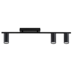 LAMPA SUFITOWA ALFA KANON CZARNA 3xGU10 /  62547