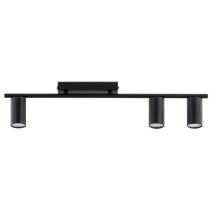 LAMPA SUFITOWA ALFA KANON CZARNA 3xGU10 /  62547