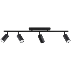 LAMPA SUFITOWA ALFA KAMEL CZARNA 4xGU10 /  63344