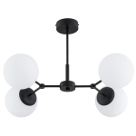 LAMPA SUFITOWA ALFA FOTON CZARNA & BIAŁA 4xE14 /  63343
