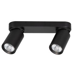 LAMPA REFLEKTOR SUFITOWY ALFA FLEX CZARNY 2xGU10 /  59029