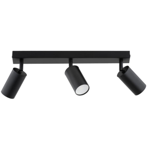 LAMPA SUFITOWA ALFA ATLET CZARNA 3xGU10 / 62541