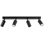 LAMPA SUFITOWA ALFA ATLET CZARNA 4xGU10 / 63328