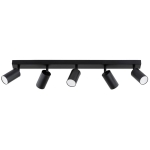 LAMPA SUFITOWA ALFA ATLET CZARNA 5xGU10 / 63329