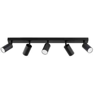 LAMPA SUFITOWA ALFA ATLET CZARNA 5xGU10 / 63329