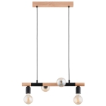 LAMPA WISZĄCA ALFA LIDO DREWNIANA 4xE27 / 63327