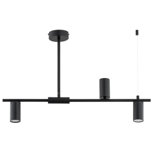 LAMPA SUFITOWA ALFA URANOS CZARNA 3xGU10 / 62536