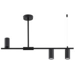 LAMPA SUFITOWA ALFA URANOS CZARNA 3xGU10 / 62535