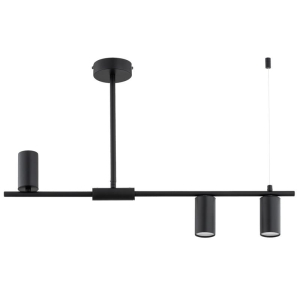 LAMPA SUFITOWA ALFA URANOS CZARNA 3xGU10 / 62535