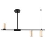 LAMPA SUFITOWA ALFA URANOS CZARNA & ZŁOTA 3xGU10 / 62537
