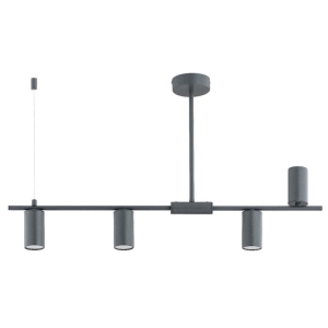 LAMPA SUFITOWA ALFA URANOS SZARA 4xGU10 / 63313
