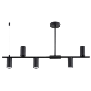 LAMPA SUFITOWA ALFA URANOS CZARNA 5xGU10 / 63315