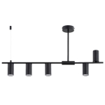 LAMPA SUFITOWA ALFA URANOS CZARNA 5xGU10 / 63314