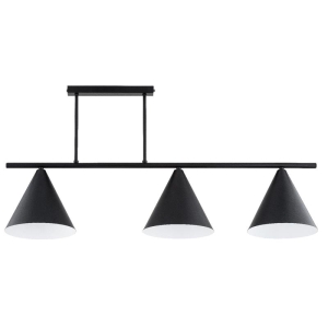 LAMPA SUFITOWA ALFA TORUS CZARNA 3xE27 / 62528