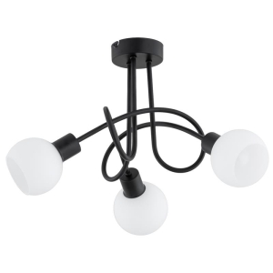 LAMPA SUFITOWA ALFA ERYKA CZARNA 3xE14 / 62525
