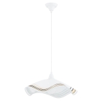 LAMPA WISZĄCA ALFA FLORES BIAŁA 1xE27 / 61440