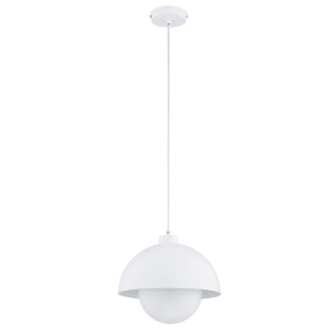 LAMPA WISZĄCA ALFA KUGER BIAŁA 1xE27 / 61439