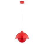 LAMPA WISZĄCA ALFA KUGER CZERWONA 1xE27 / 61438