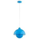 LAMPA WISZĄCA ALFA KUGER NIEBIESKA 1xE27 / 61437