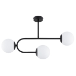 LAMPA SUFITOWA ALFA STELLAR CZARNA & BIAŁA 3xE14 / 62527