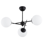 LAMPA SUFITOWA ALFA PRIMERY CZARNA & BIAŁA 3xE14 / 62523