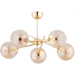 LAMPA SUFITOWA ALFA PRIMERY ZŁOTA 5xE14 / 63309