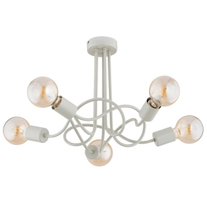 LAMPA SUFITOWA ALFA WINGO SZARA 5xE27 / 63305